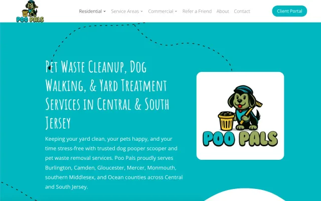 Poo Pals NJ - Website Portfolio